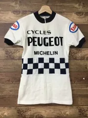 PEUGEOT サイクルジャージ 半袖 ビンテージ フランス ミシュラン PEUGEOT サイクルジャージ 半袖 ビンテージ フランス ミシュラン
