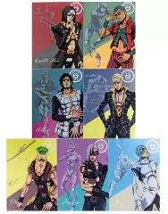 【未開封新品】ジョジョ5部 黄金の風 ＊暗殺チーム クリアファイル 6枚セット TVアニメ「ジョジョの奇妙な冒険 黄金の風」クリアファイル