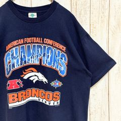 90s NFL Denver Broncos デンバー・ブロンコス プリント Tシャツ XL USA古着