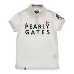 サイズ：0 PEARLY GATES パーリーゲイツ  半袖ポロシャツ  ホワイト系 [240101304704]# ゴルフウェア レディース ストスト