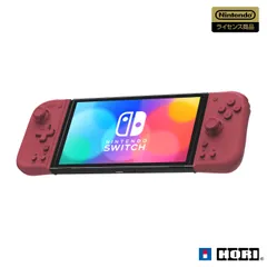 【新品・4営業日で発送】ホリ SWグリップコノトントローラーFit グリップコントローラー Fit for Nintendo Switch アプリコットレッド NSW-398