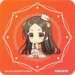 【中古】コースター 倉本千奈(ミニキャラ) ランダムコースター 「学園アイドルマスター collaboration Cafe in SMILE BASE CAFE」 コラボメニュー注文特典