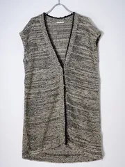 ブルネロクチネリ ☆スパンコール・フリンジ付デザイン編みニット