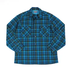 【NOS】60’s PENDLETON Board shirt M Blue ペンドルトン ボードシャツ