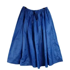 KOE 青 バンディング スカート M