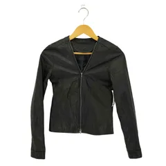 【極美品】ルシェルブルー ダブル ライダース　 ニット 切り替え 山羊革 シルク 2025年最新】LE CIEL BLEU レディース レザージャケット