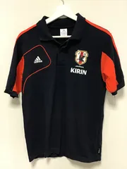 【中古美品】adidas サッカー日本代表 ポロシャツM ネイビー adidas アディダス サッカー日本代表 ポロシャツ チームウェア
