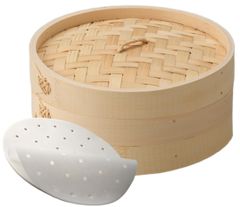 【数量限定】業務用 せいろ蒸し器_FH85021-11(竹21㎝・1-1) 21cm セット 本体・蓋 竹セイロ