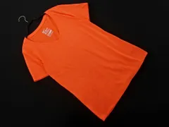 NIKE ナイキ DRI FIT Vネック Tシャツ sizeM/オレンジ ■◆ メンズ