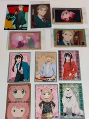 kc9 カード SPY×FAMILY ステッカーコレクション　アーニャ　ヨル　ロイド　ウエハース　未開封　まとめ