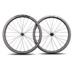ICAN 「38Cカーボンホイール」　中古　クリアハゲあり ICAN 「38Cカーボンホイール」 中古 クリアハゲあり