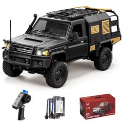トヨタ ラジコン オフロード トラック 子供向け ラジコンカー 36CM 大型 軽トラ クローラー 1/12 4WD 2.4GHz 速度調整 充電式 バッテリー2個付き 電動 おもちゃ 技適認証済み 男の子 誕生日 祝日 クリスマス プレゼント MN82S