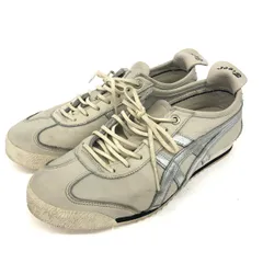 Onitsuka Tiger オニツカタイガー メキシコ スニーカー  ホワイト シルバーライン レザー レディース　240001108159