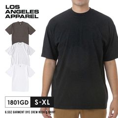 ★新品未使用★【Los Angeles Apparel】ロサンゼルスアパレル 1801GD 6.5オンス ガーメントダイ クルーネックTシャツ