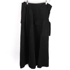 アズノウアズ ピンキー サロペット ロングスカート コーデュロイ レディース *サイズ ブラック AS KNOW AS PINKY 【中古】