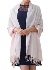 [アウニイ] パシュミナタッチ 大判 ストール パーティー girl 春 夏 秋 冬 ショール マフラー 結婚式 レディース サマー 大判ストール ラメショール UV対策 薄手 旅行 フリーサイズ HW869 (ラメあり・ピン [ラメあり ピンク / 869]