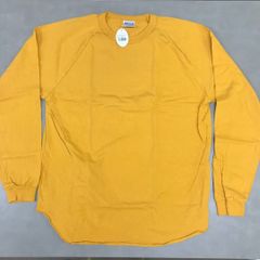 ワラワラスポーツ/WALLA WALLA SPORT　長袖Ｔシャツ　Ｌ　マスタード　WW030116-SR