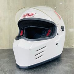 激レア！SIMPSON OUTLAU フルフェイスヘルメット ホワイト新品未使用 SIMPSON（バイク） シンプソン アウトロー バイク用フルフェイス