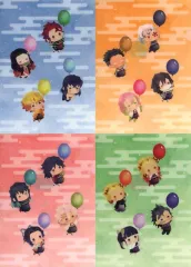 【中古】クリアファイル 集合 ゆらふわミニクリアファイル4柄セット 「鬼滅の刃」