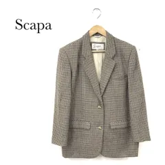 ✨美品✨SCAPA スキャパ　ハリスツイードパッチワーク　ウールジャケット　L 2025年最新】scapa ジャケットの人気アイテム - メルカリ