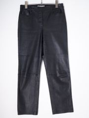 Theory luxeセオリーリュクス Stretch Leather Lasby 羊革ストレッチレザーパンツ【38】【LPTA78636】