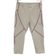 adidas アディダス 日本製 トレーニング 3月4日 タイツ S グレージュ レギンス メンズ 古着