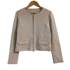 FOXEY ノーカラージャケット 40 ピンクベージュ 2025年最新】Foxey