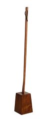 【人気商品】ロング スタンド セット 75cm 木製 選べる靴べら うるし塗タイプ ナチュラル塗タイプ (うるし塗) クッション材入り