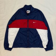 90s NIKE メキシコ製 ナイロンジャケット ネイビー XL
