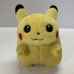 ◆ 【ジャンク品】 ぬいぐるみ ポケットモンスター ポケモン 初期 ピカチュウ ピュッと音が鳴る ぬいぐるみ TOMY製 レトロ 希少 現状品 0.1kg