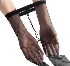 YMSTco 0デニール オールスルーストッキング 超極薄 シアー 透明感 マチなし セクシー パンスト 美脚 パンティ ブラック 5枚組(ブラック　5枚組,  Free Size)