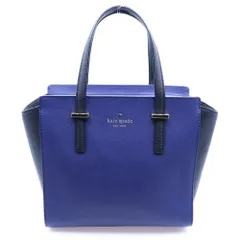 Kate Spade (ケイトスペード) 2WAY レザーハンド ショルダーバッグ ネイビー/ブラック レディース