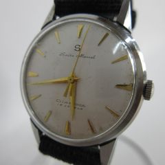 昭和レトロ SEIKO セイコー クロノス 手巻き 最初期蛇Sマークモデル 