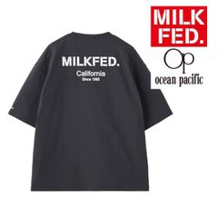 ミルクフェド 水着 ラッシュガード レディース tシャツ Tシャツ MILKFED OP RASH GUARD POCKET TEE 103252011008 ティーシャツ ブラック 黒 op ブランド UVカット milkfed オーシャンパシフィック