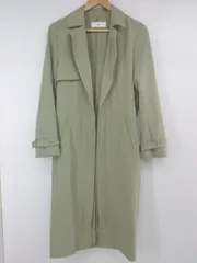 ◇ ◎ SLY スライ くすみカラー キレイめ 長袖 コート サイズ1 モスグリーン系 レディース P 1308010006876のサムネイル