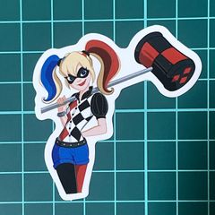 ST459 防水ステッカー シール ハーレイクイーン ジョーカー アメコミ 映画