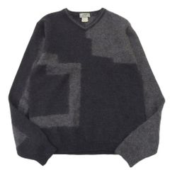 VERSACE ヴェルサーチ GIANNI VERSACE ニット トップス メンズ モヘアウール グレー 44 ヴィンテージ