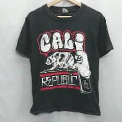 ◇ Alstyle ロゴ イラストプリント 半袖 Tシャツ サイズS ブラック ホワイト レッド メンズ E  【1407020025195】