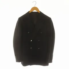サイ ベーシックス SCYE BASICS Mohair Barathea 6B D.B Blazer ダブルジャケット テーラード サイドベンツ 38 黒 ブラック /MI ■OSのサムネイル