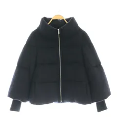 アナイ ANAYI アルパカシャギーダウンコート 34 紺 /MI ■OSのサムネイル