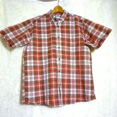 ELEMENT OF SIMPLE LIFE【L】メンズ 半袖シャツ チェック柄