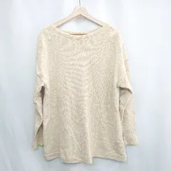 ◇ ⊇ niko and … ニコアンド 長袖 ニット セーター サイズ表記なし ベージュ系 メンズ E  【1502030013351】