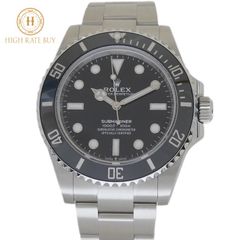 【新品】ROLEX ロレックス サブマリーナ 124060 ランダム番 自動巻き ブラック 黒文字盤 ステンレススチール SS メンズ 腕時計