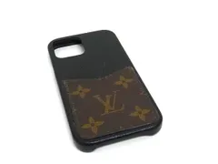LOUIS VUITTON ルイヴィトン M80080 モノグラム バンパー iPhone12/12Pro 対応 アイフォンケース スマホケース ブラック系 FE7877