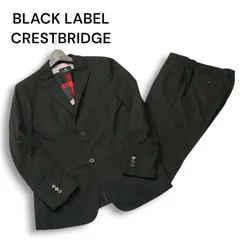 BLACK LABEL CRESTBRIDGE ブラックレーベル クレストブリッジ ストレッチ★ トラベル セットアップ スーツ Sz.M メンズ 黒