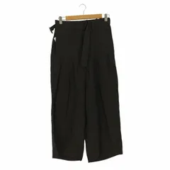 ハバーサック HAVERSACK リネン ボタンフライ ツータック ワイド パンツ メンズ  Oのサムネイル
