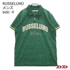 ラッセルノRUSSELLUNO ストライプ ポロシャツ サイズ6 - メルカリ