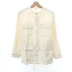 良好 MACKINTOSH PHILOSOPHY マッキントッシュフィロソフィー バンドカラーサファリジャケット ジャケット サイズ:38 ホワイト 241014003874のサムネイル