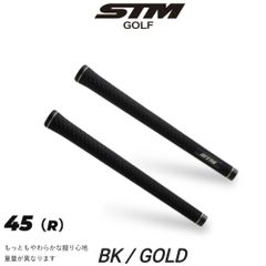 STM GOLF G-Rex グリップ エスティーエム 45(R) ブラック/ゴールド