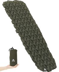 エアーマット コンパクト 軽量 約400g マミー型 キャンプ エアマット R値1.5 VASTLAND（ヴァストランド）